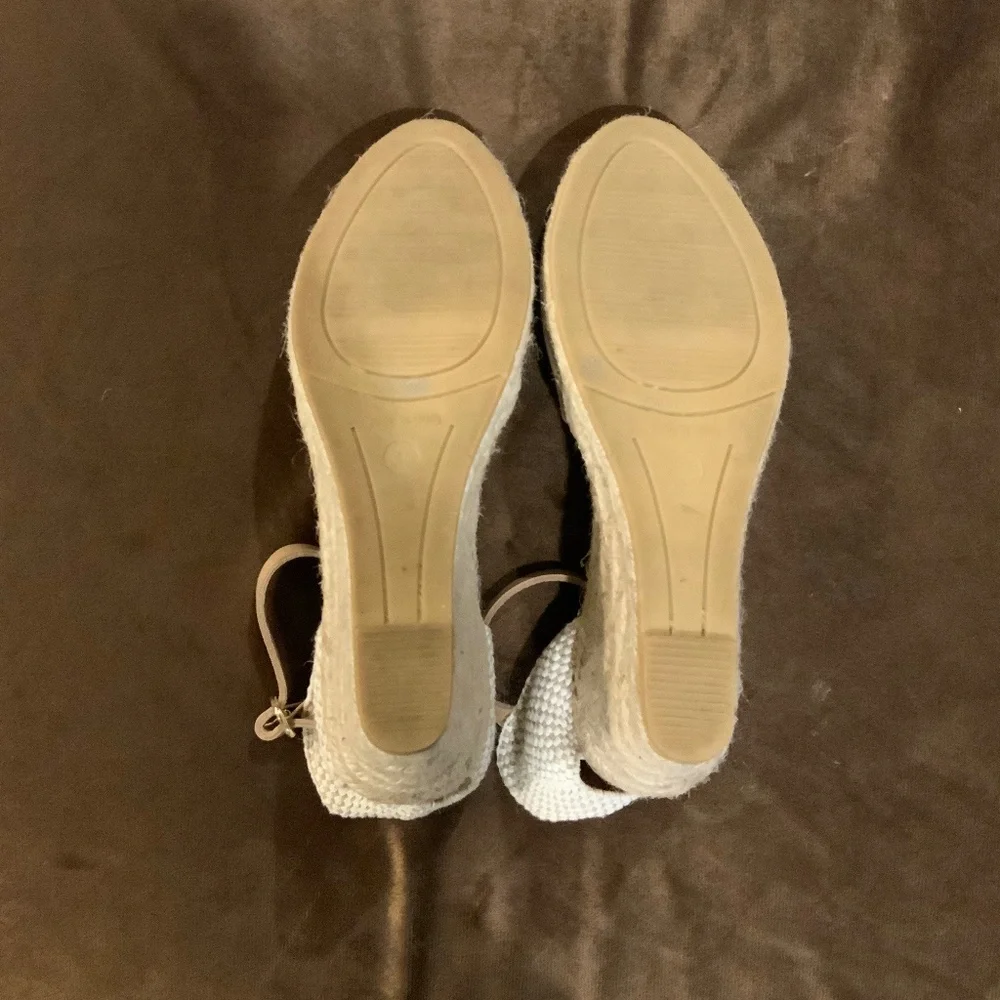 Kana Espadrille Platform Tan 8 Coastal Cottagecore Preppy Classic Coquette
